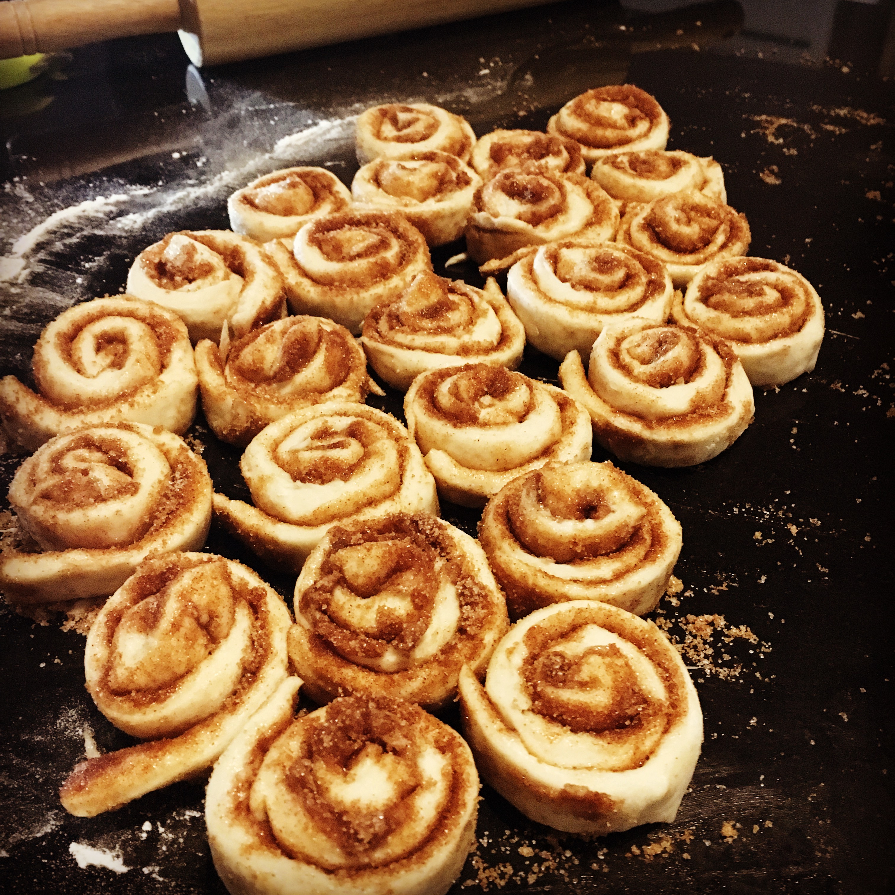 unbaked cinnamon rolls