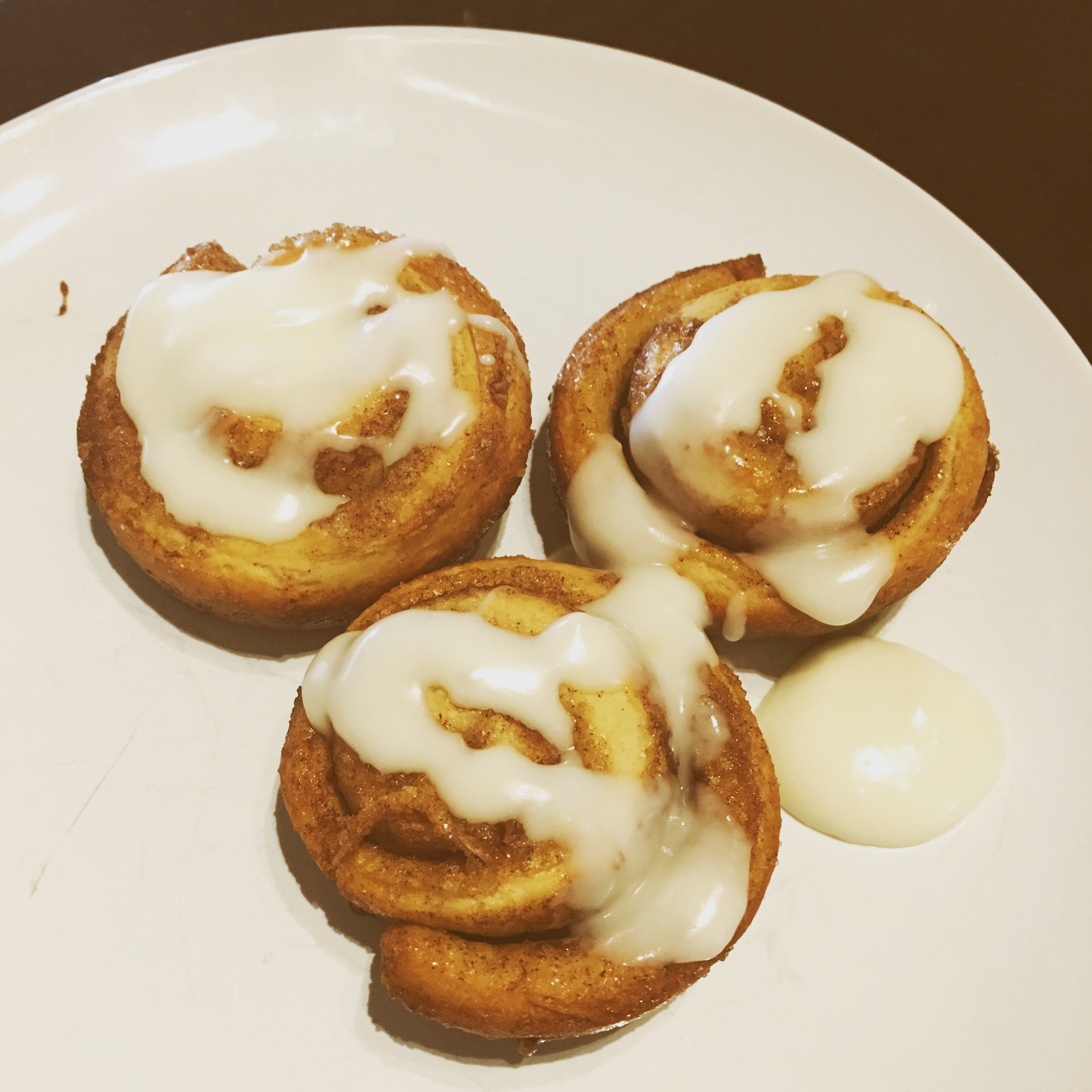 iced cinnamon rolls