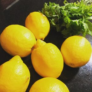 Lemons and Fresh Mint