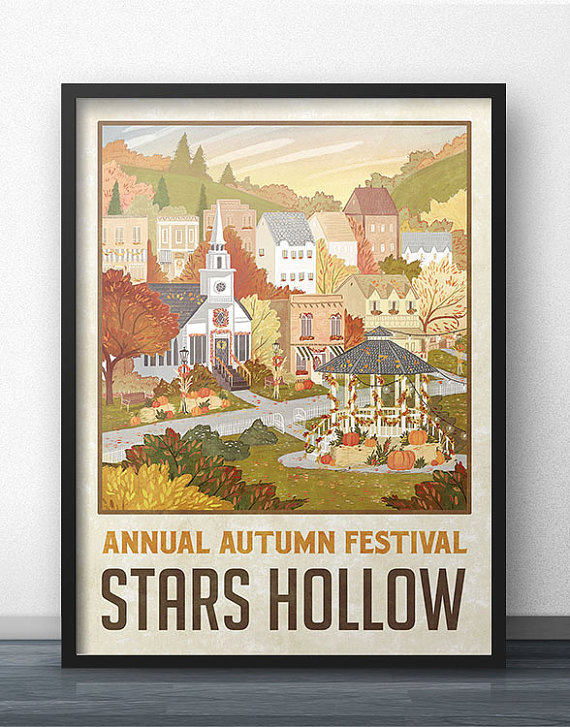 Gilmore Girls autumn poster