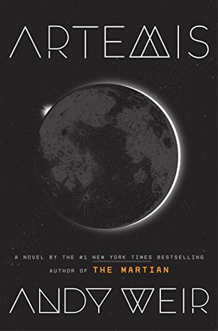 Artemis Book Cover, Andy Weir