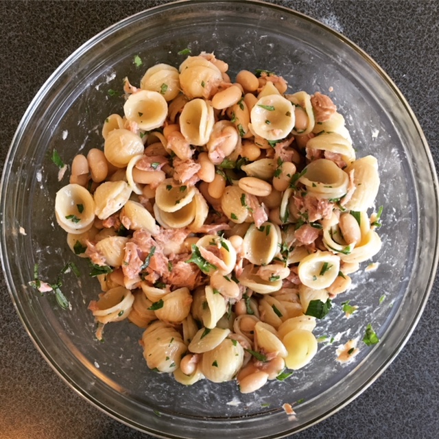 Tuna and White Bean Pasta Salad