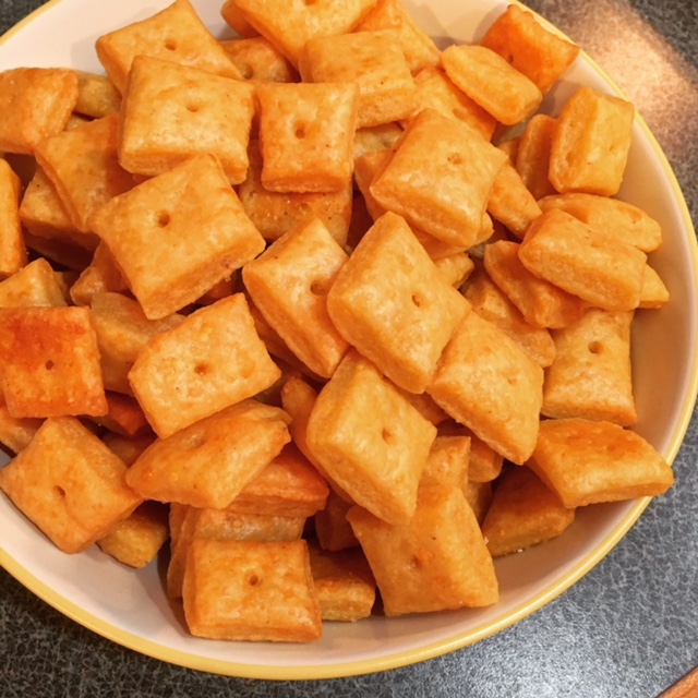 Bowl of Cheese Crackers