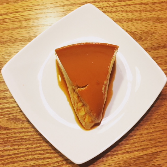 Slice of Caramel Flan