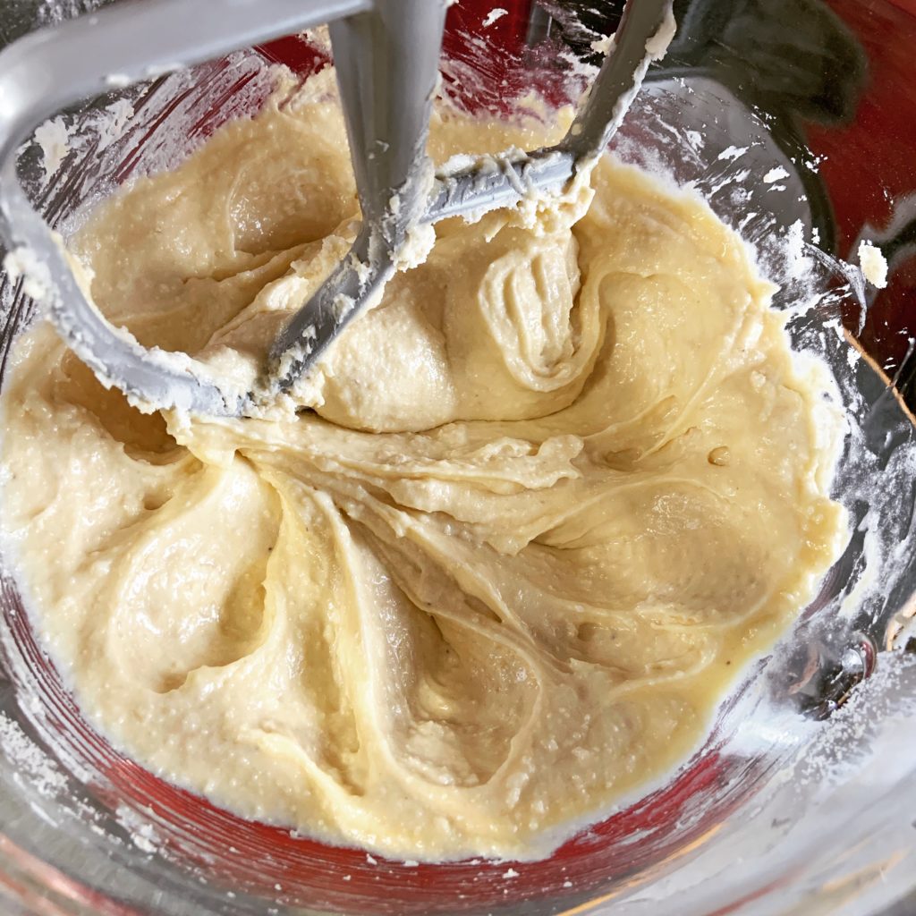 Mixing Almond Cream