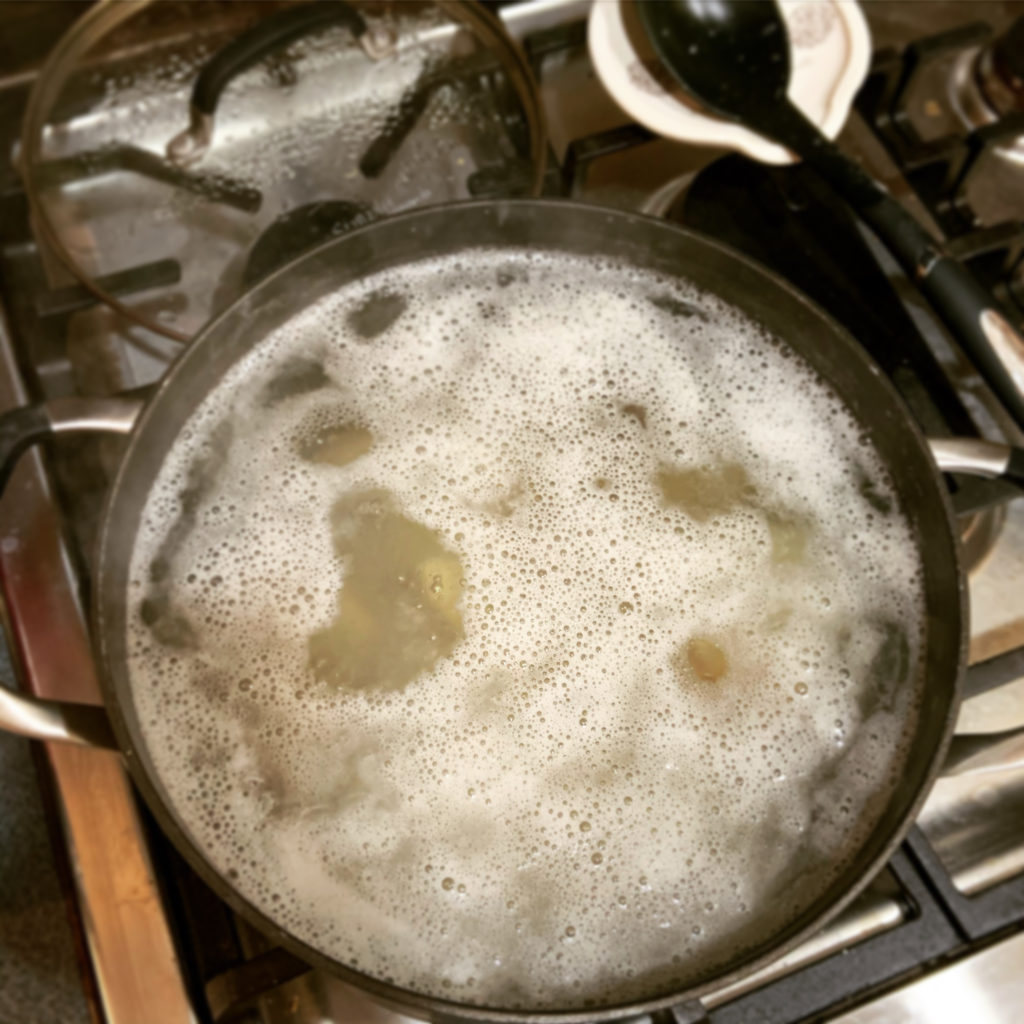 Simmering Potatoes