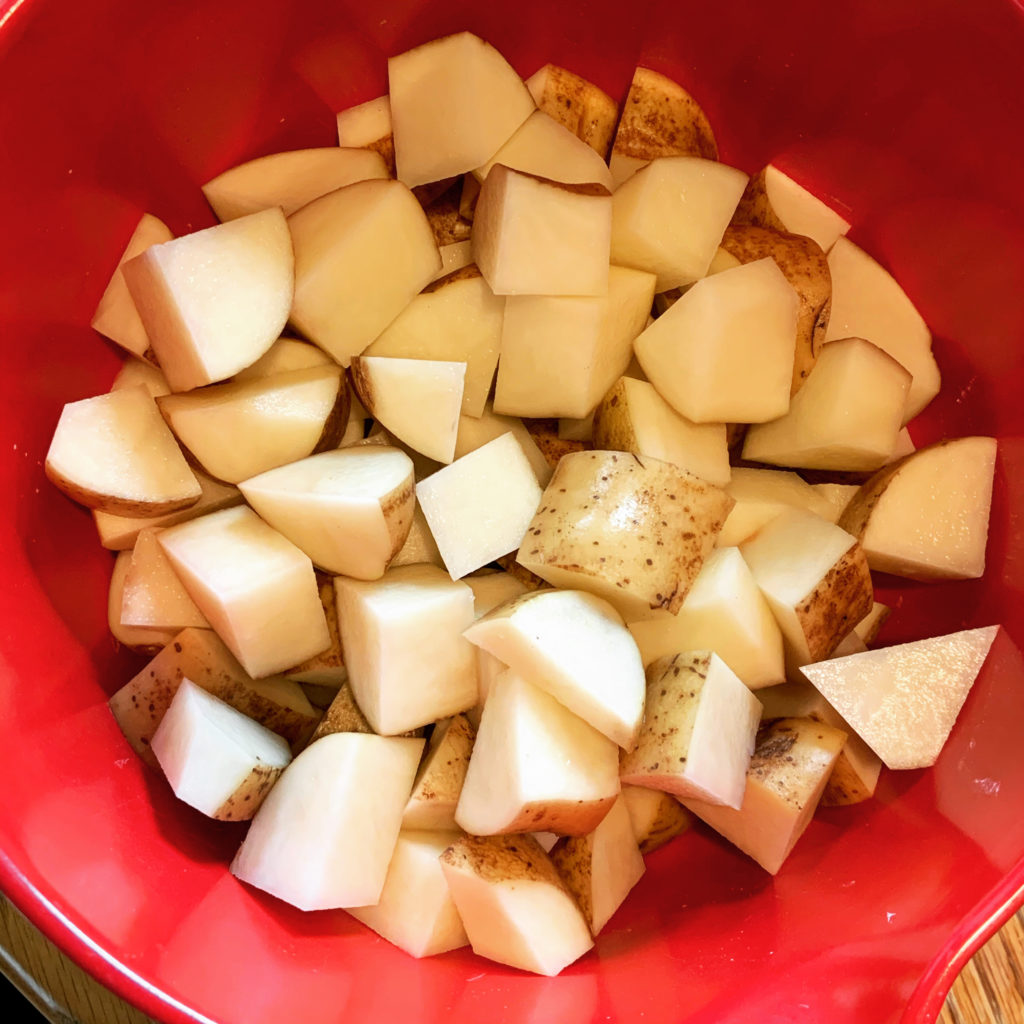 Potato Chunks for Roasting