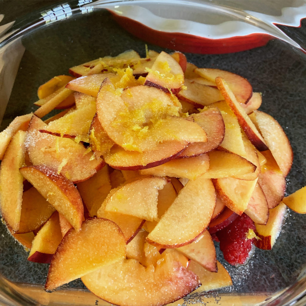 Sliced Peaches