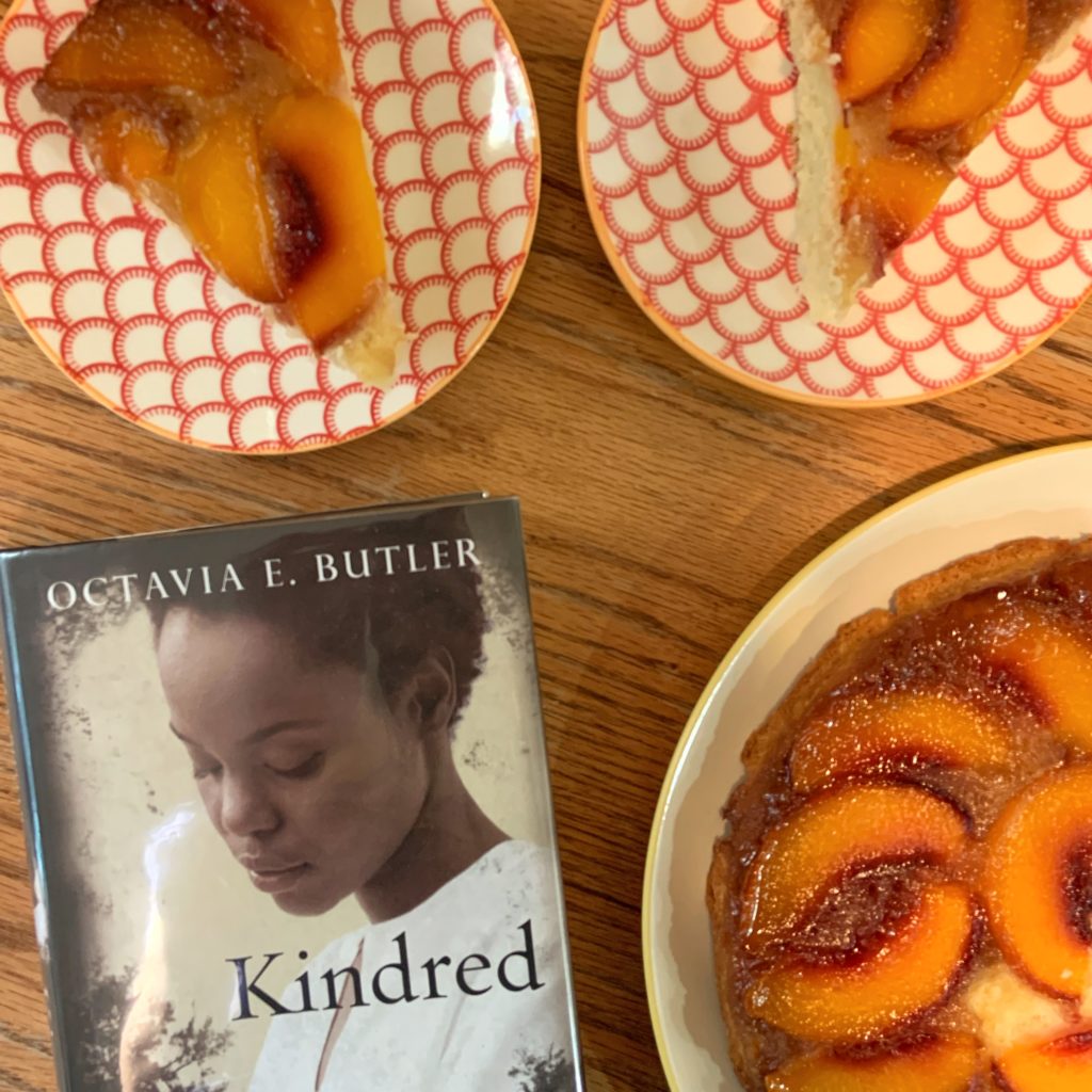 Peach Upside Down Cake inspired by Kindred
