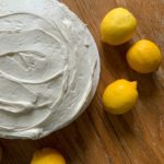 Lemon Cake with Vanilla Frosting