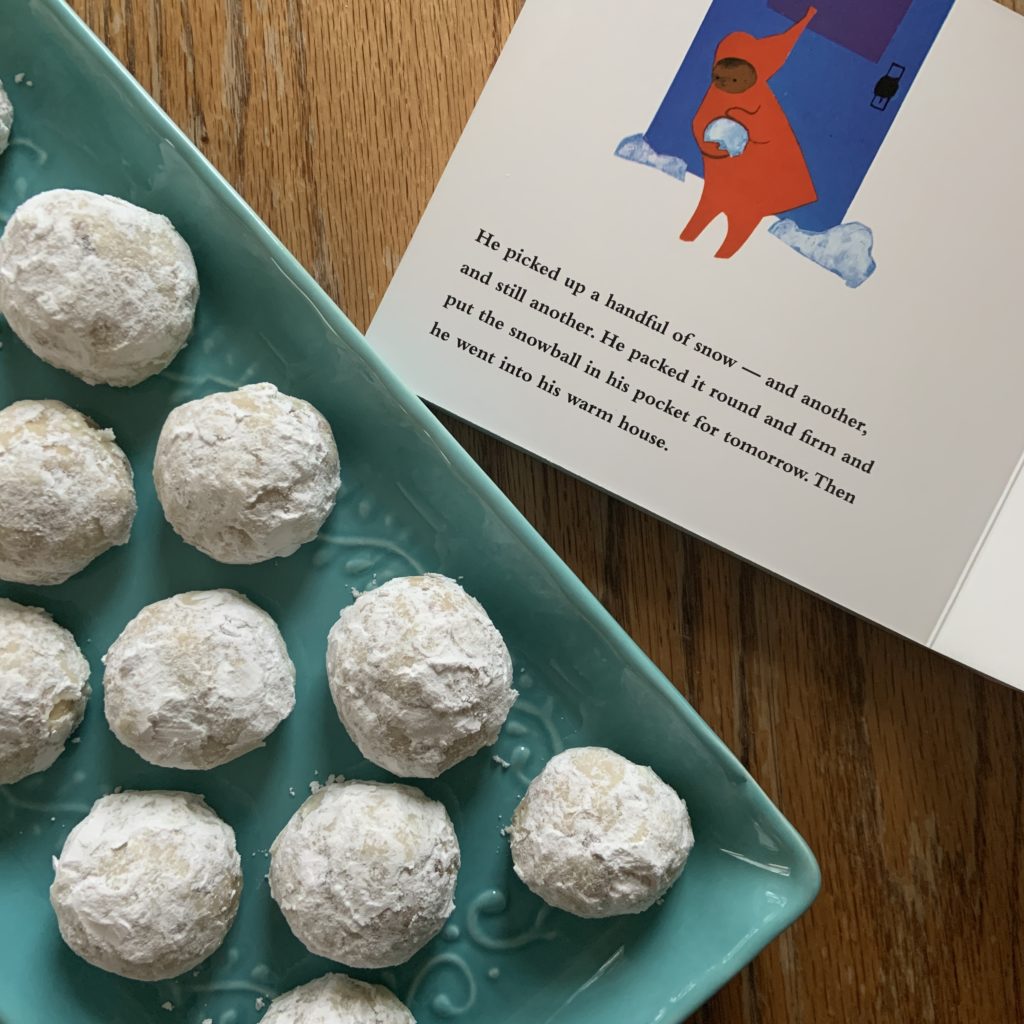 Snowball Cookies inspired by The Snowy Day