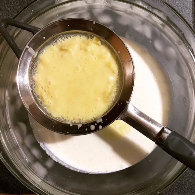 Making Ginger Ice Cream