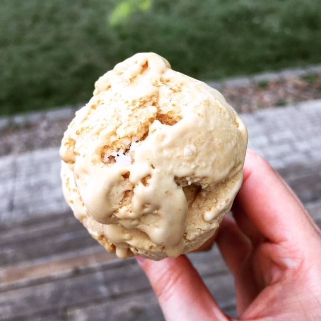 Salted Caramel Ice Cream Cone