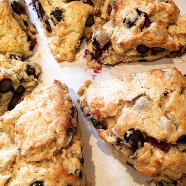 Lemon Blueberry Scones