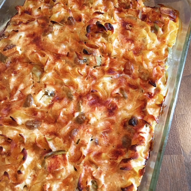 Baked Apple Noodle Kugel