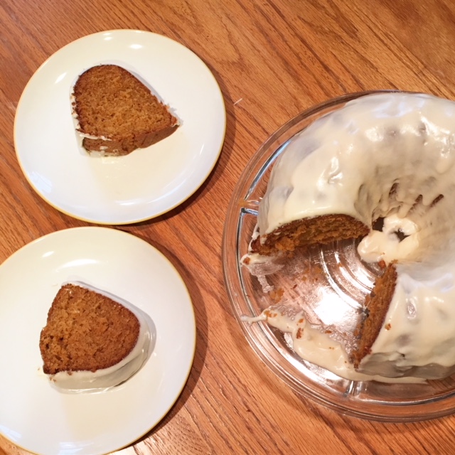 Slices of Burnt Sugar Cake