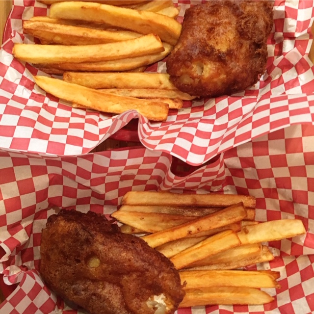 Fish and Chips in Baskets