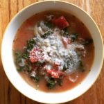 Kale Sausage Soup Bowl