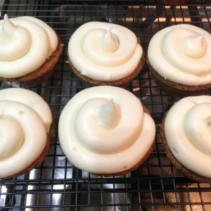 Carrot Cake Cupcakes with Cream Cheese Frosting