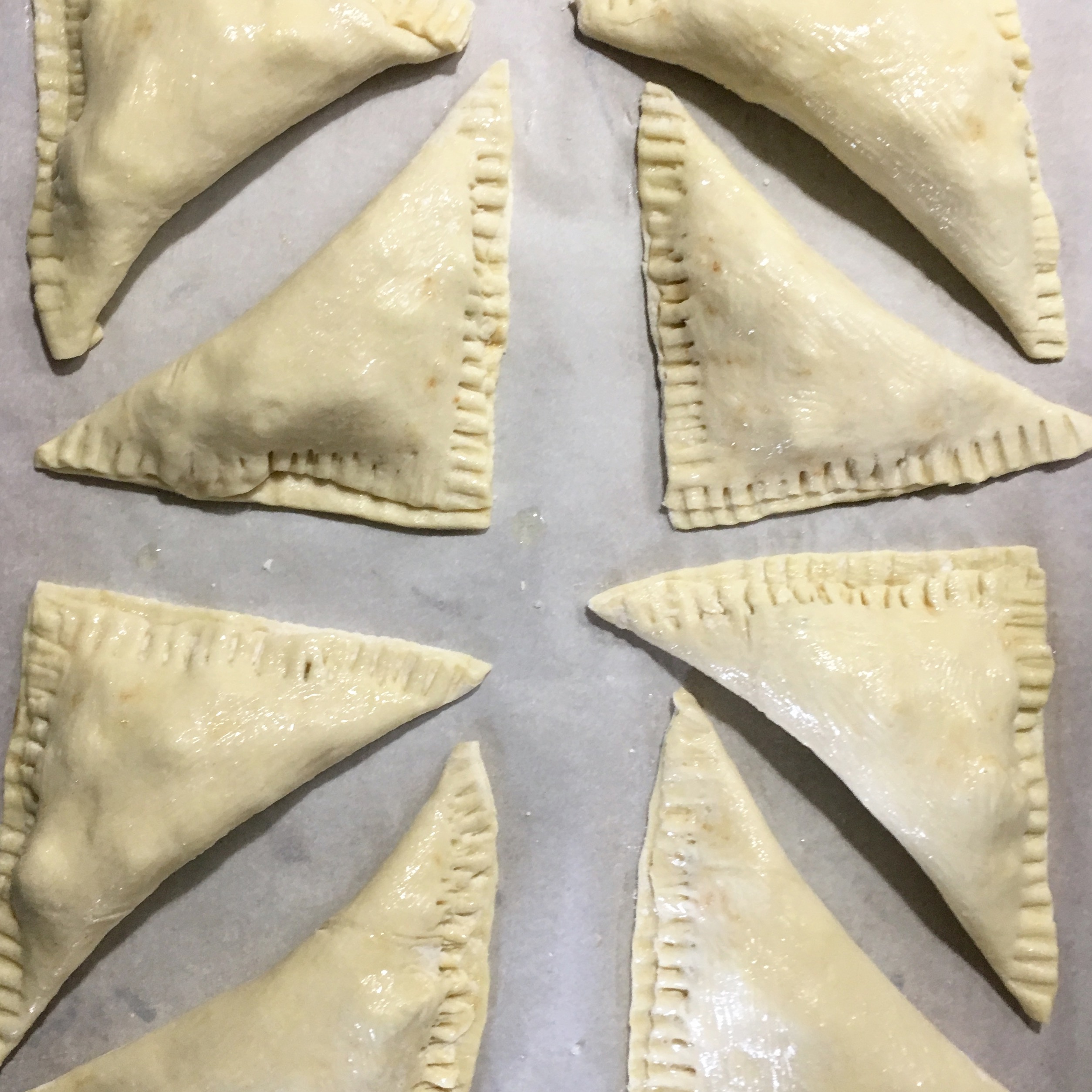 Unbaked Apple Turnovers