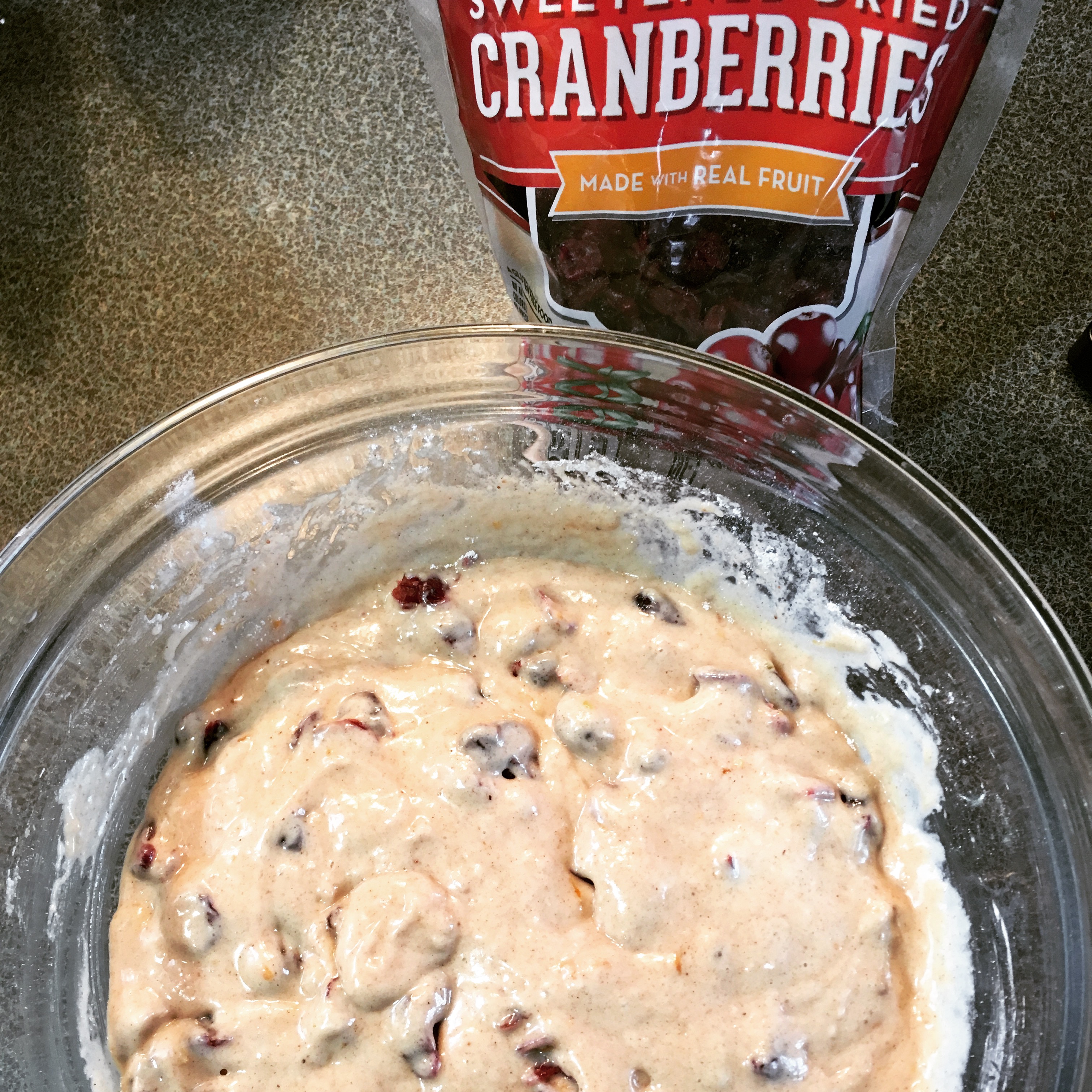 Cranberry Muffin Batter