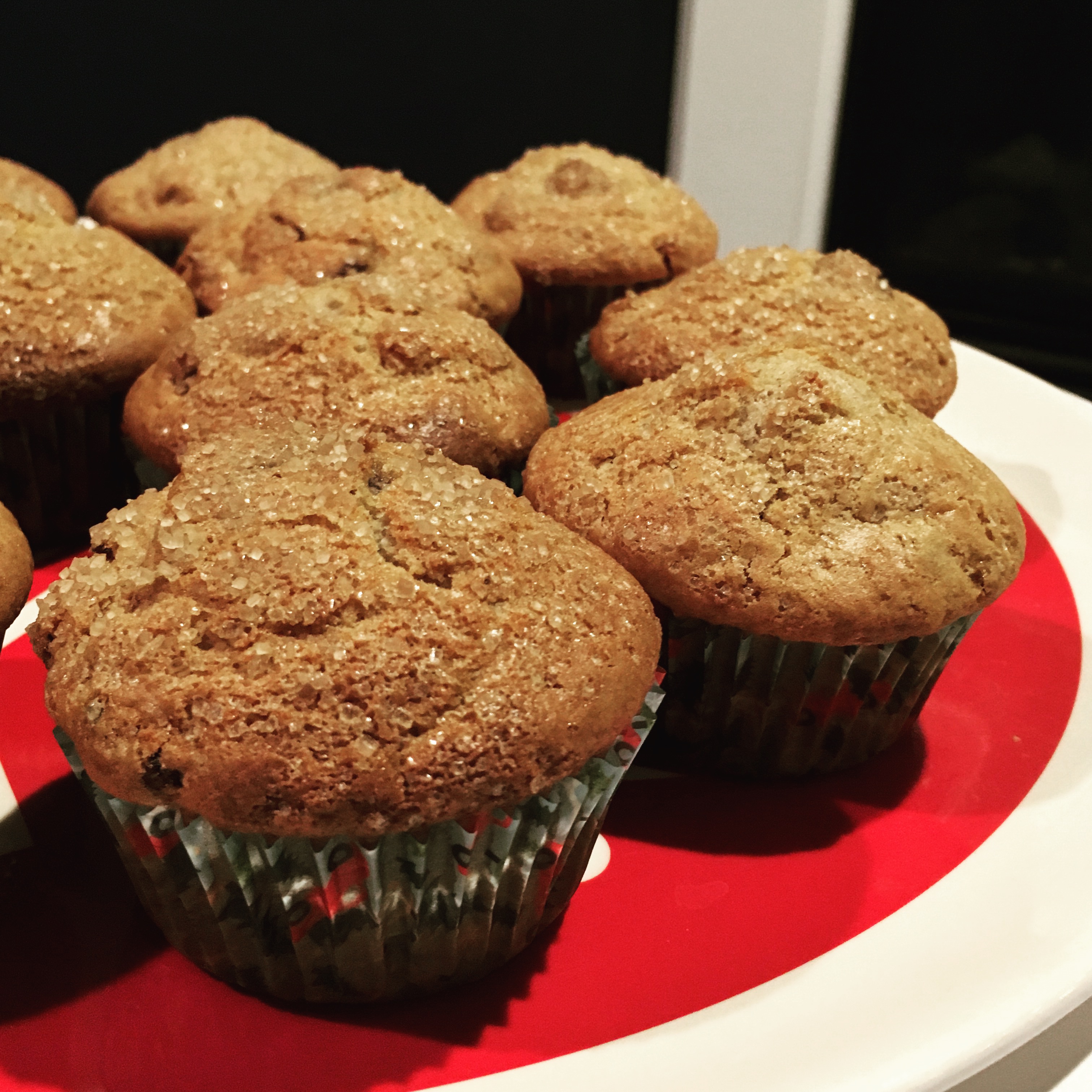 Christmas Morning Muffins - Closeup