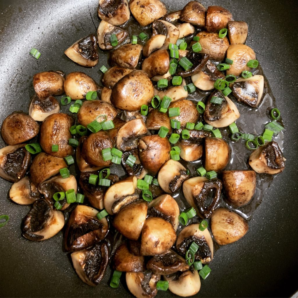 Sauteed Mushrooms with Scallions