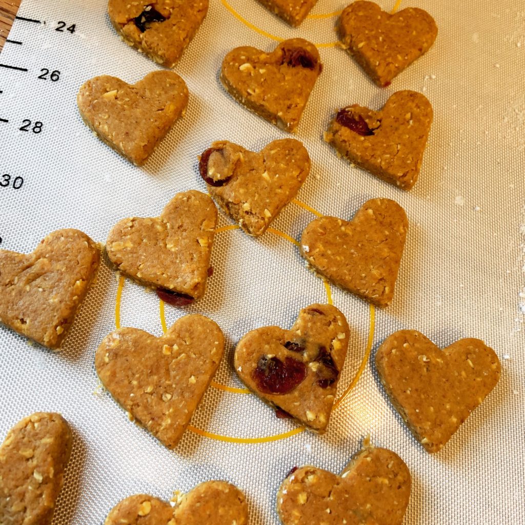 Heart-Shaped Homemade Dog Treats