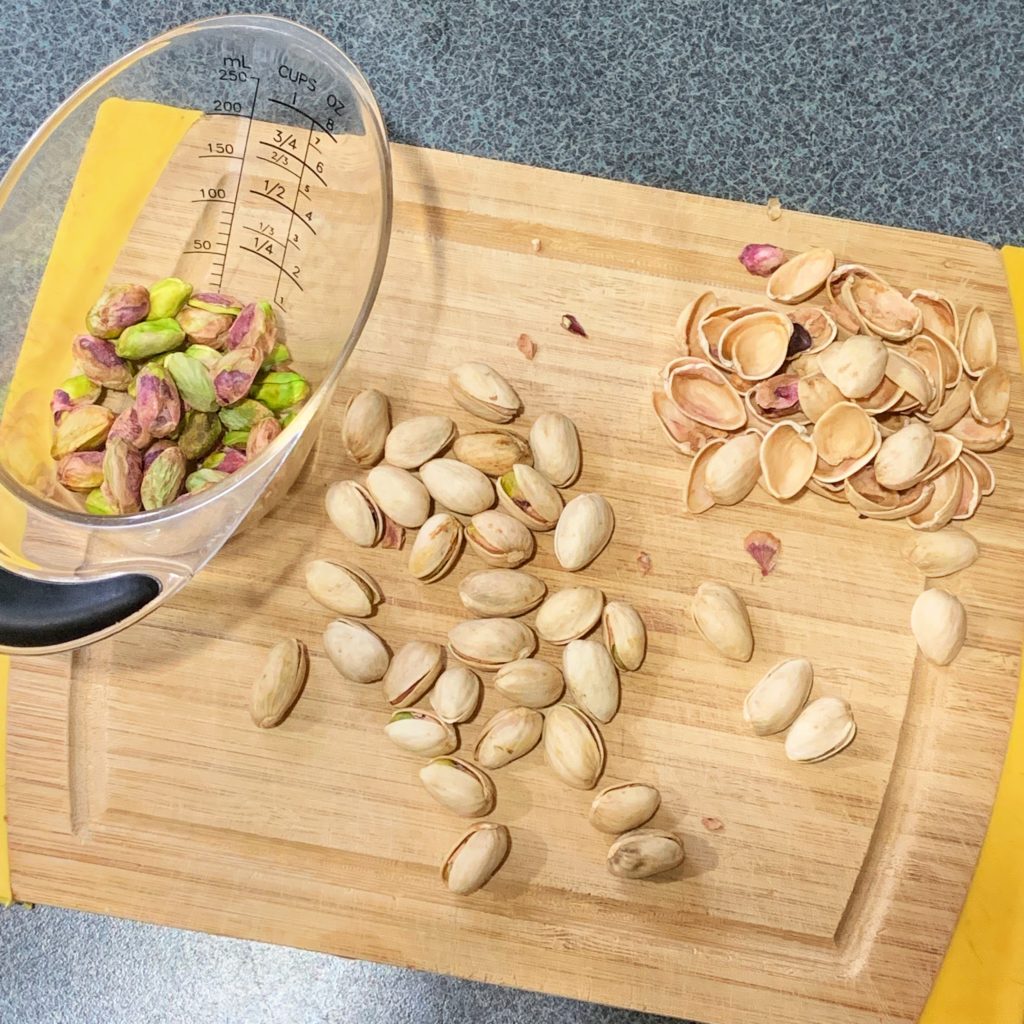 Shelling Pistachios