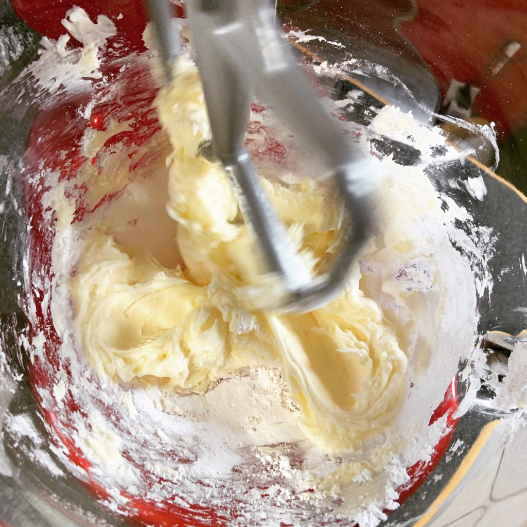 Mixing Almond Cream