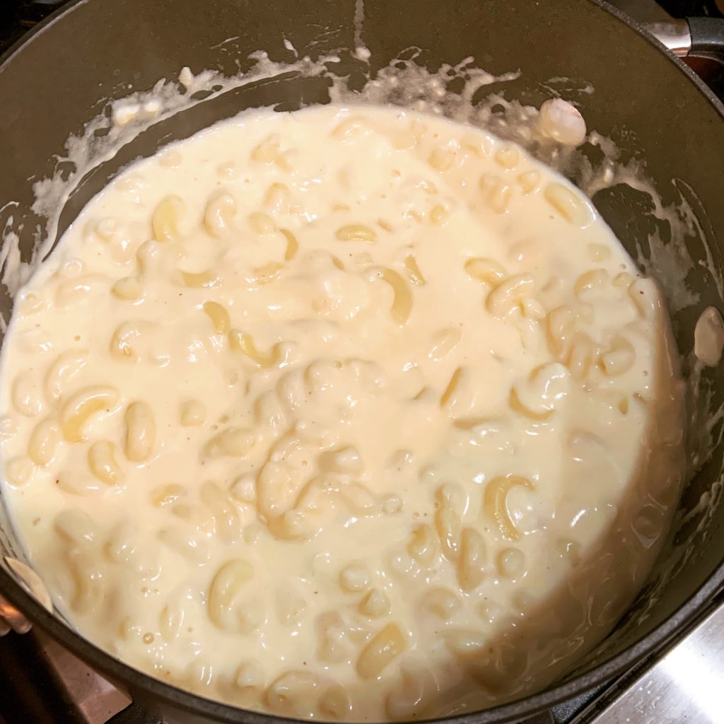 Unbaked Macaroni Cheese