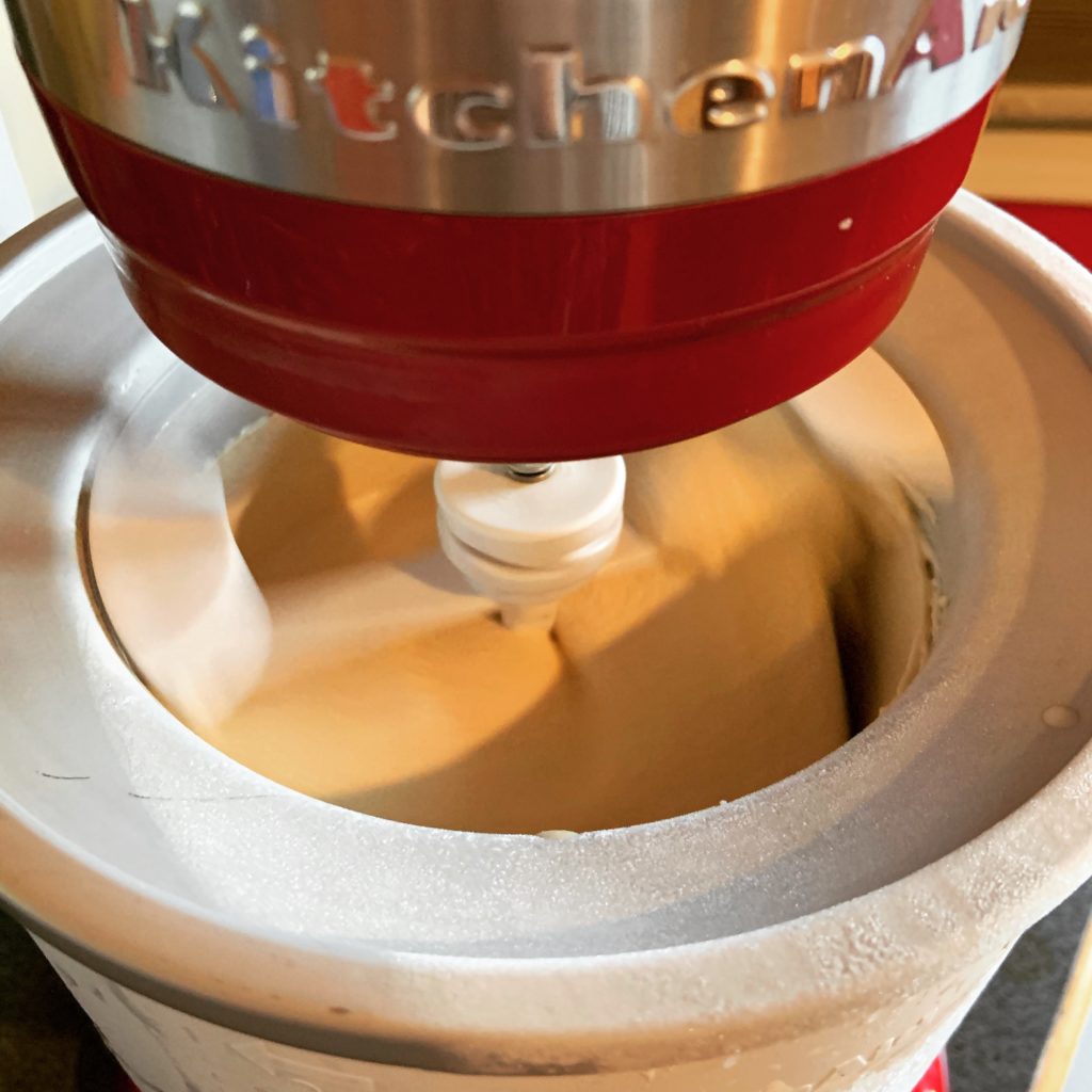 Making Butterscotch Ice Cream