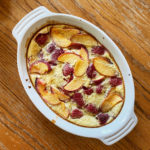 Peach and Raspberry Clafoutis