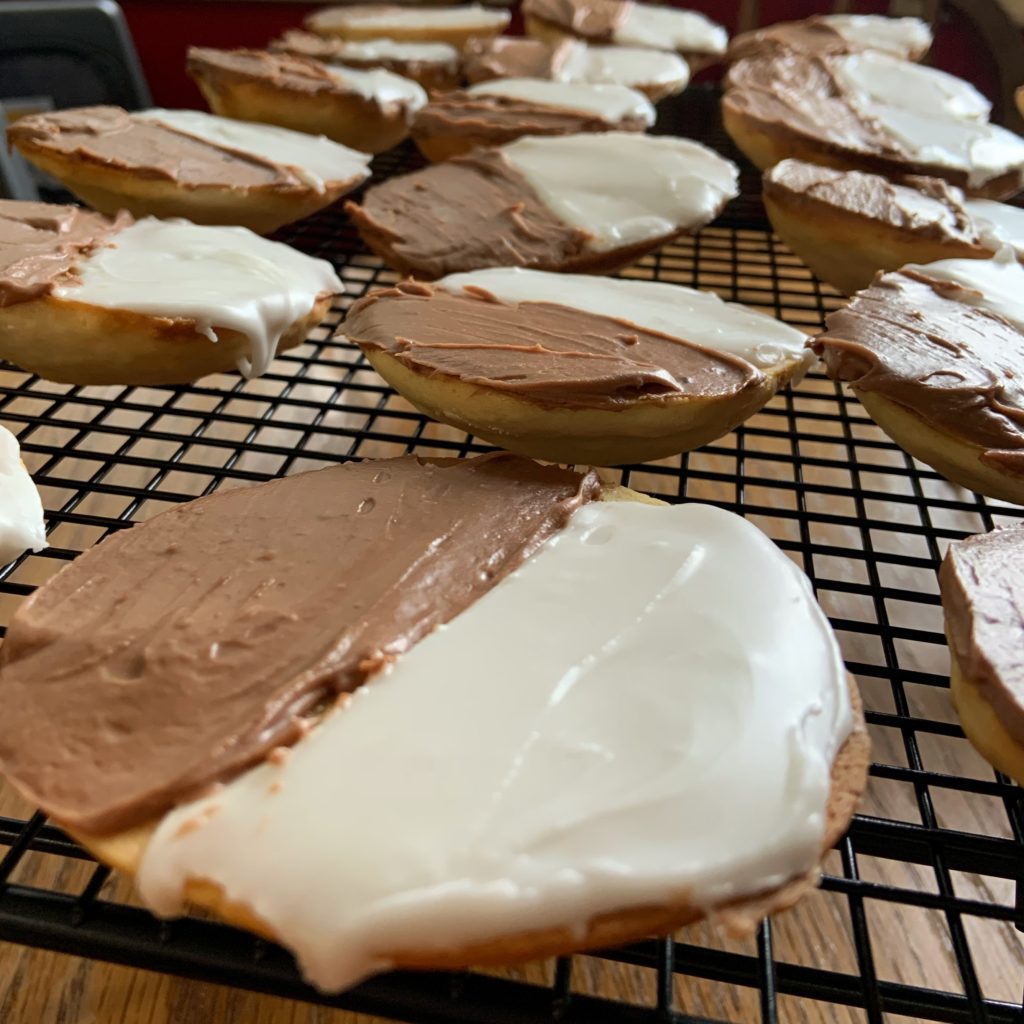 Making Black and White Cookies