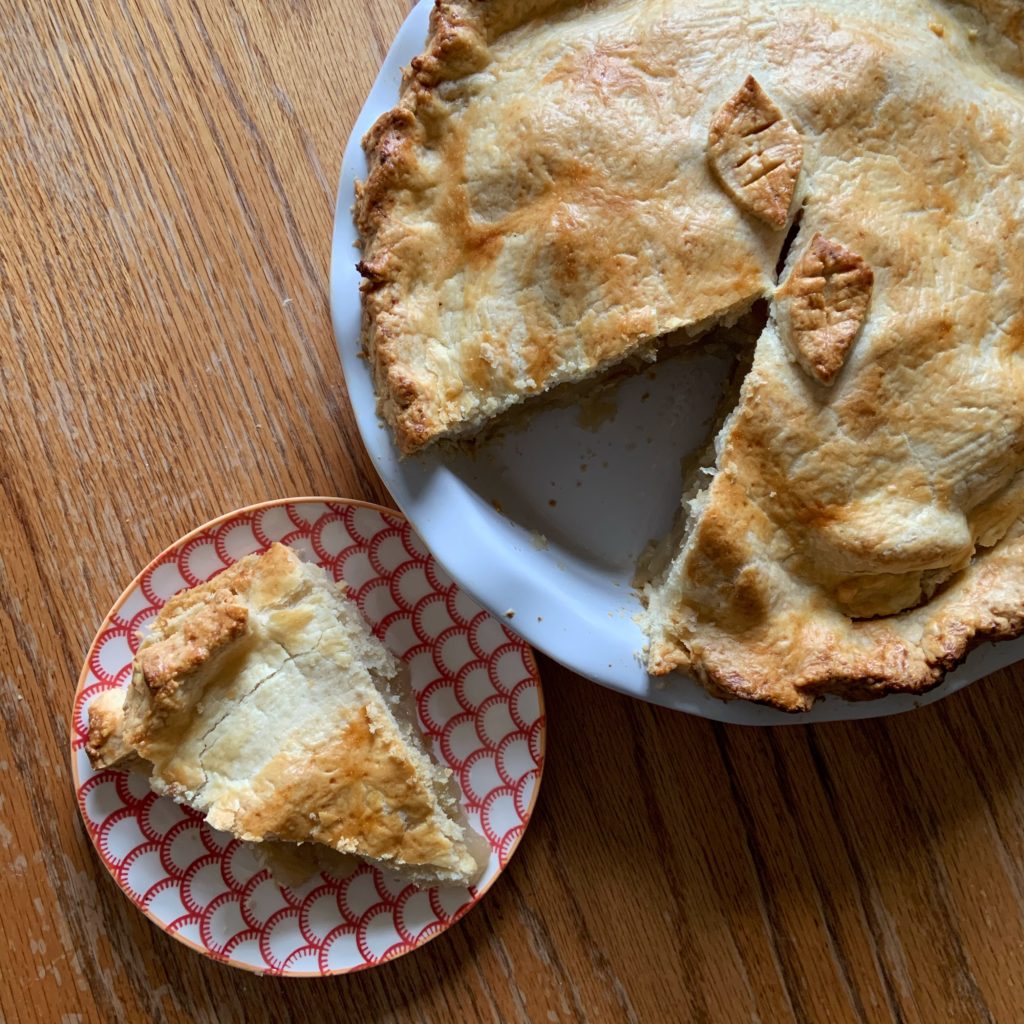 A slice of British Apple Pie