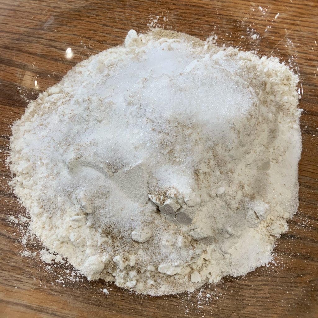 Dry Ingredients for Bread Dough