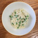 Fettucine Alfredo with Peas