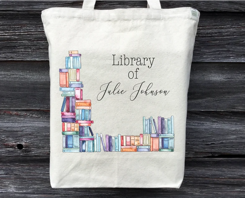 Personalized Bookish Tote