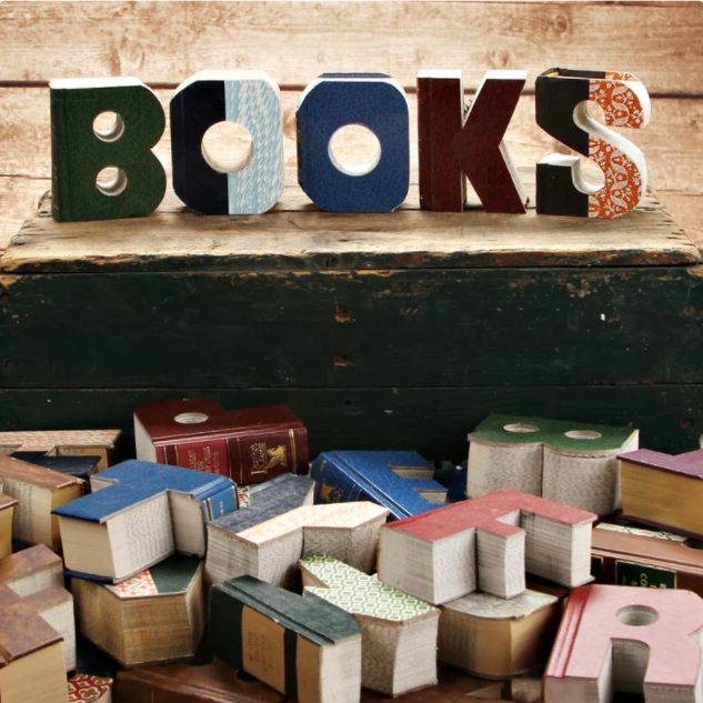 Decorative Book Letters