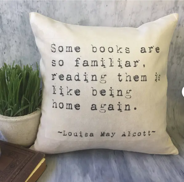 Bookish Throw Pillow