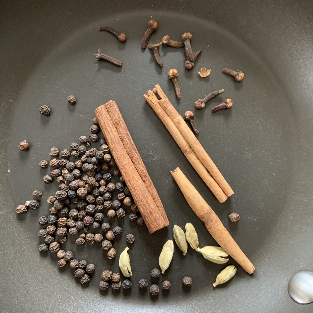 Toasting Spices for Chai