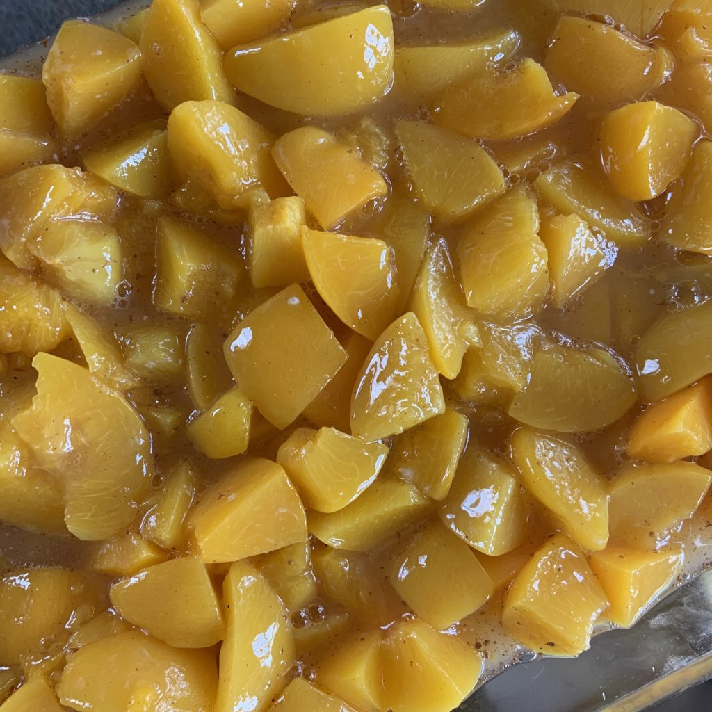 Peaches for cobbler